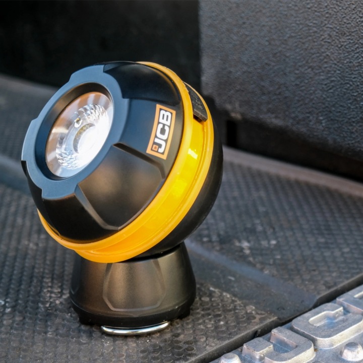 JCB GLOBE PHARE TRAVAILLÉ LED 600LM MAGNÉTIQUE 360° POWERBANK IP44