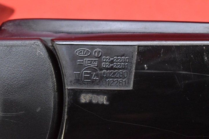 RÉTROVISEUR DROIT NOIR EUROPE 022280 KIA SPORTAGE 2 II 04-08 5 GOUPILLE