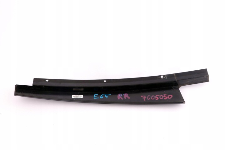 BMW E65 MOULURE POTEAU PORTES DROIT ARRIÈRE ARRIÈRE GLANZ SCHWARZ 7005050
