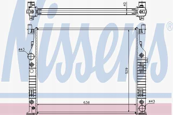 RADIATEUR EAU MERCEDES ML 300 CDI 4-MATIC (164.12