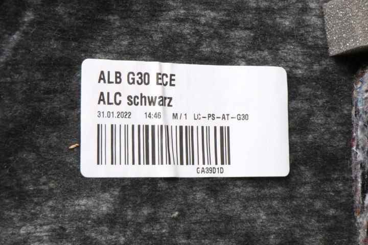 BMW 5' G30 M5 F90 ÉTAGÈRE COUVERCLES DE COFFRE ARRIÈRE ARRIÈRE STORE ALCANTARA BOWERS 8068542