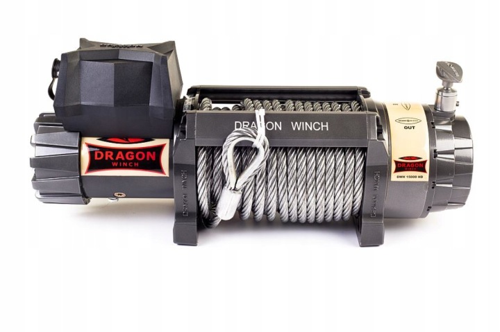 DRAGON WINCH WYCIAGARKA WCIAGARKA DWH 15000 HD 12V 28M VERS WRANGLERA 4X4