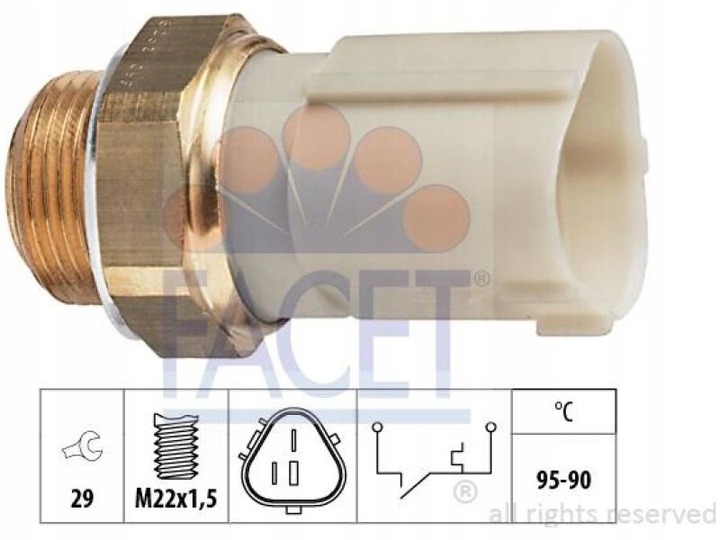 TERMOWYLACZNIK DE VENTILADOR FACET 7.5262 