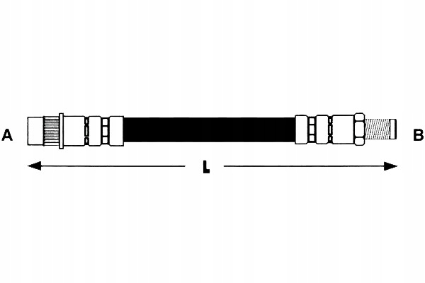 BREMBO CABLE BRAKE ELASTIC FRONT LEFT/RIGHT (DL. photo 1 - milautoparts-fr.ukrlive.com