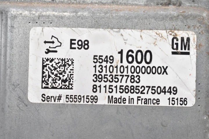 CONTRÔLEUR MOTEUR 55491600 395357783 OPEL ASTRA 4 IV J 1.6 CDTI 110 KM