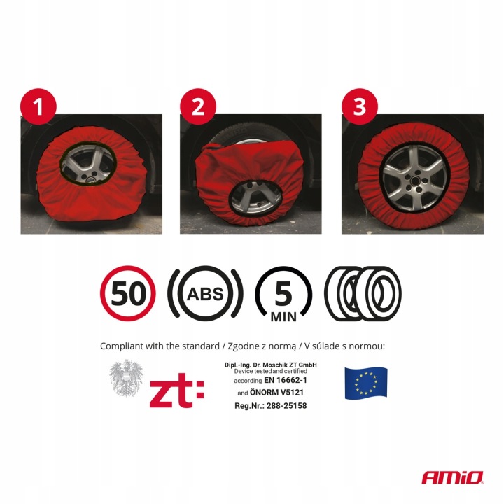 LANCUCHY SNIEGOWE TEXTILES SUR ROUES XXL ONORM R15 R16 R17 R18 R19 R20 R21