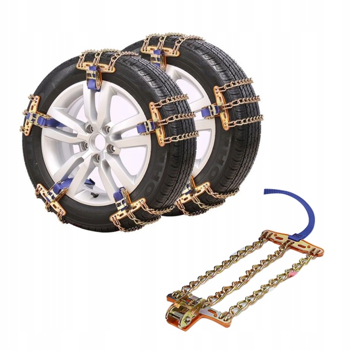LANCUCHY SNIEGOWE SEKCYJNE 205-225 MM CHAÎNE ANTIDÉRAPANT PNEUS SAMOCHODO