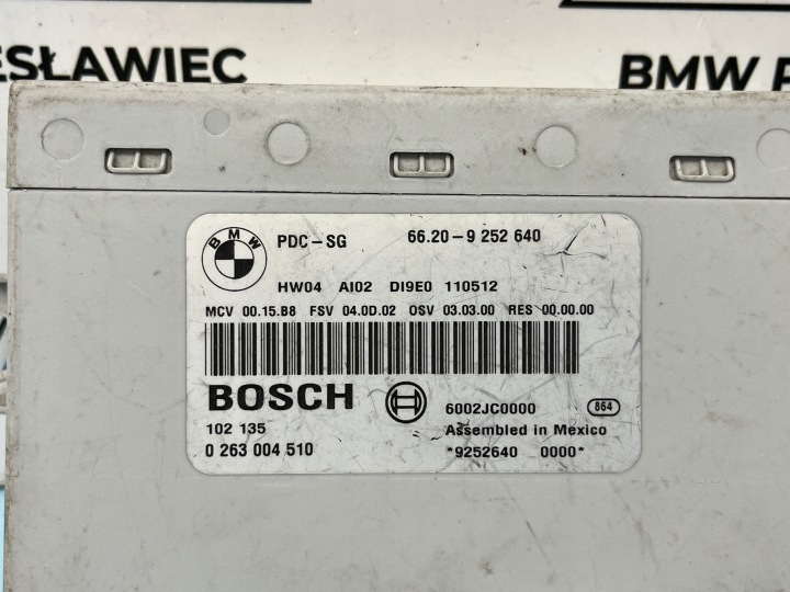 MINI R55 R56 R57 R60 MODULE CONTRÔLEUR PDC 9252640
