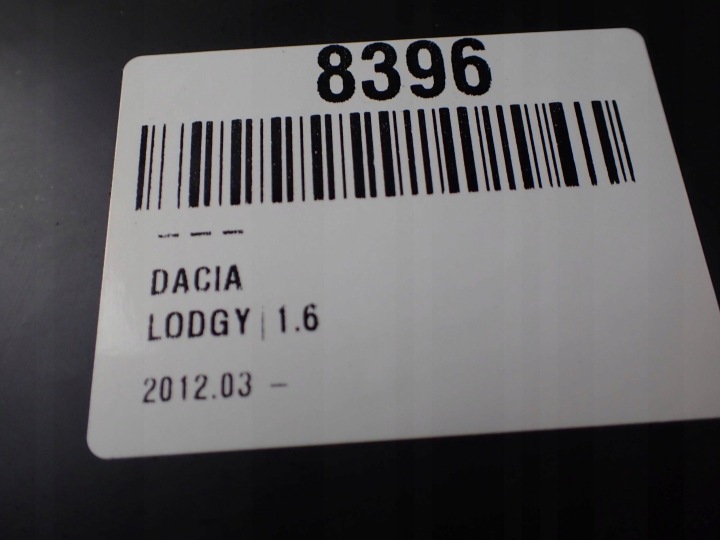 BOÎTE À GANTS PASSAGER DACIA LODGY 2019 1.6SCE EUROPE 8396