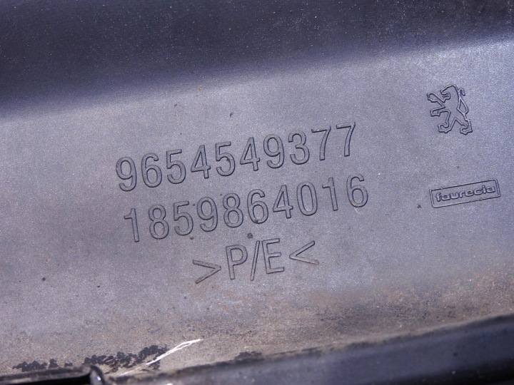 PARE-CHOCS ARRIÈRE ARRIÈRE EXL PEUGEOT 207 CC 9654549377 1859864016