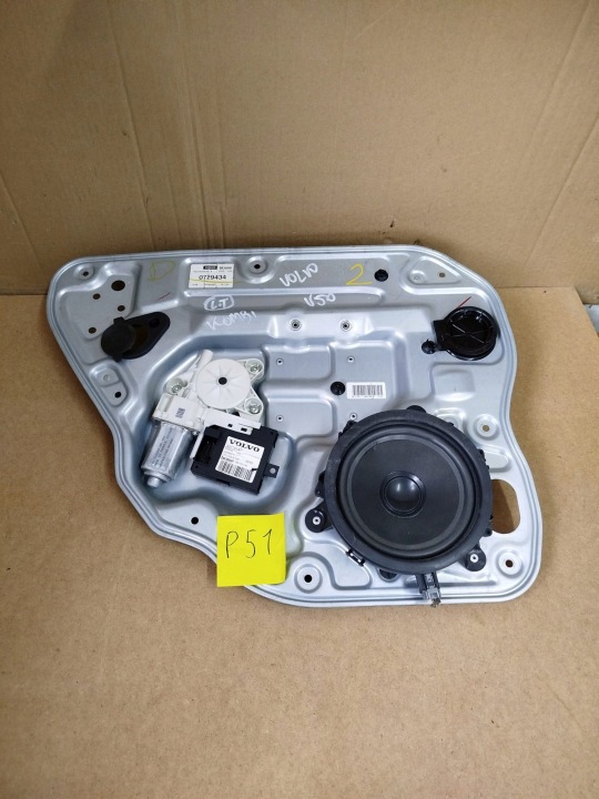 MÉCANISME VITRES PLAQUE GAUCHE ARRIÈRE HAUT-PARLEUR VOLVO V50 30710147 997706-107
