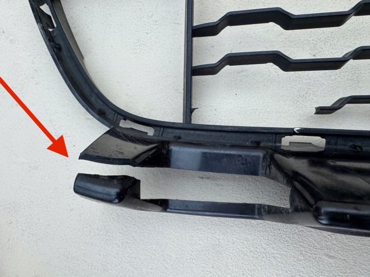 BMW 4 IV F32 F33 F36 MODULE 13R- GRILLE CALANDRE PARE-CHOCS AVANT 51118054503