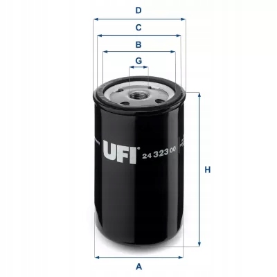 UFI FILTROS FILTRO COMBUSTIBLES DIESEL 