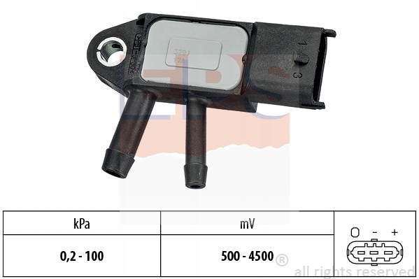 SENSOR PRESIÓN GASES DE ESCAPE RENAULT KADJAR 1,6DCI 15- 1-993-291 EPS 