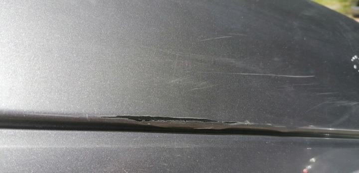 BMW 5 E60 LCI LIFT PARE-CHOCS ARRIÈRE SPACEGRAU