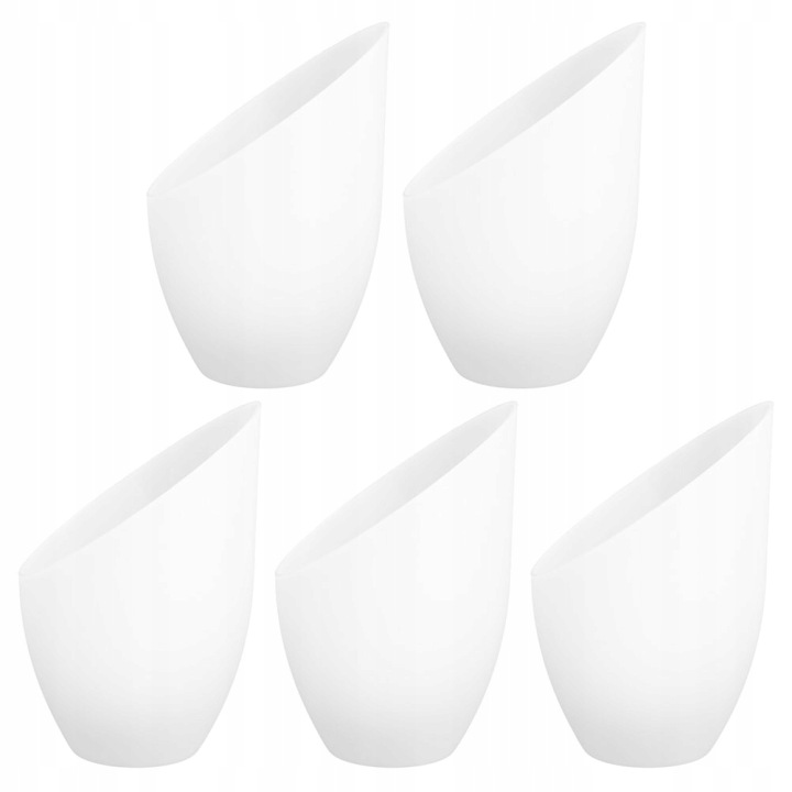 5 PIÈCES PROSTYCH BIALYCH PLASTIKOWYCH ABAZUR VERS PHARE BIURKOWYCH I STOLOWYCH
