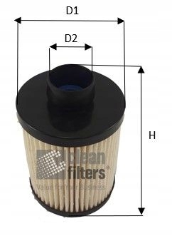 FILTRO COMBUSTIBLES MG1677 CLEAN FILTERS 