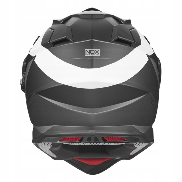 NOX N312 BLOCK CASCO PARA MOTOCICLETA CROSS + PINLOCK XS 