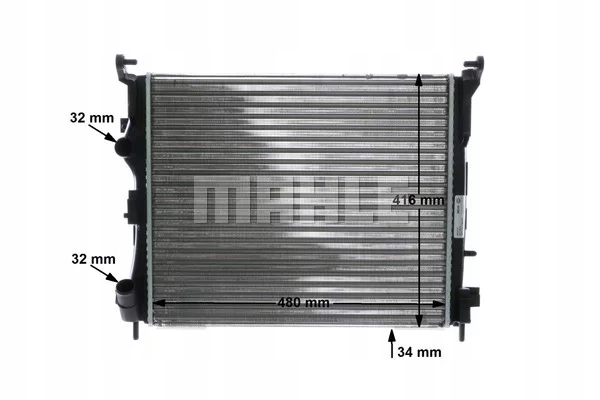 MAHLE CR 947 000S RADIATEUR SYSTÈME REFROIDISSEMENT MOTEUR