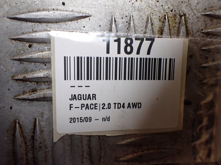 TUYAU ÉCHANGEUR D'AIR DE SURALIMENTATION JAGUAR F-PACE X761 2.0 16R GX73-6N650-A 11877