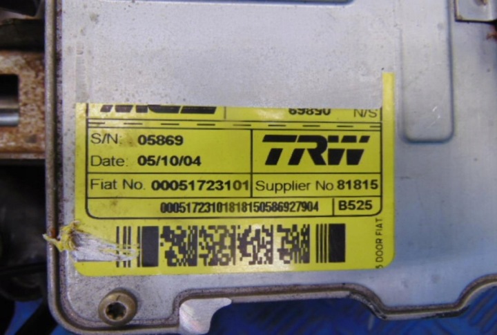 FIAT STILO POMPE AMPLIFICATEUR ÉLECTRIQUE 00051723101