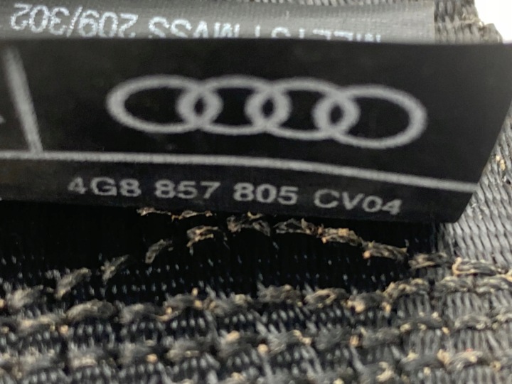 2012 AUDI A6 S6 C7 4G CEINTURE DE SÉCURITÉ SIÈGES ARRIÈRE 4G8857805