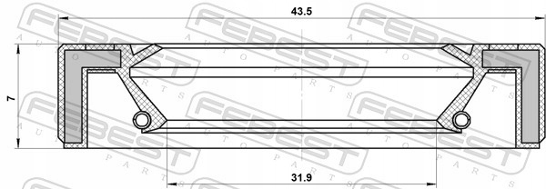 ÉTANCHÉITÉ D'ARBRE D'ENTRAINEMENT AUDI Q3 VW CC PASSAT TIGUAN VOLVO S40 S60 S70 photo 2 - milautoparts-fr.ukrlive.com