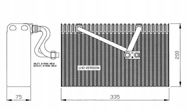 NRF 36058 ÉVAPORATEUR CLIMATISATION