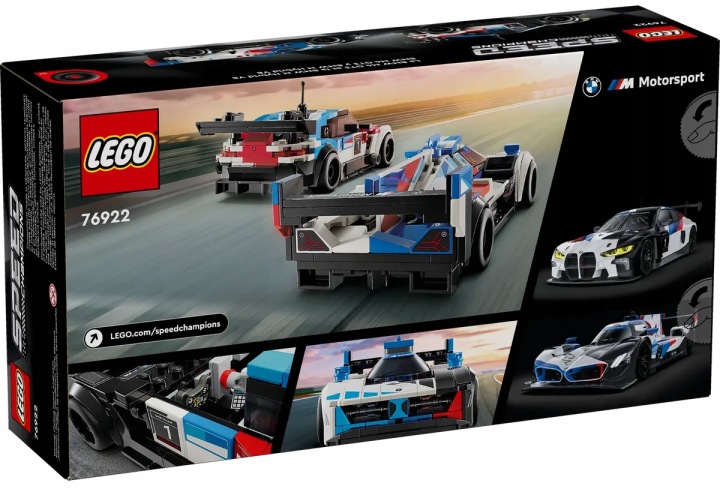 LEGO SPEED CHAMPIONS BMW M4 I BMW HYBRID V8 76922 SAC PREZENTOWA LEGO