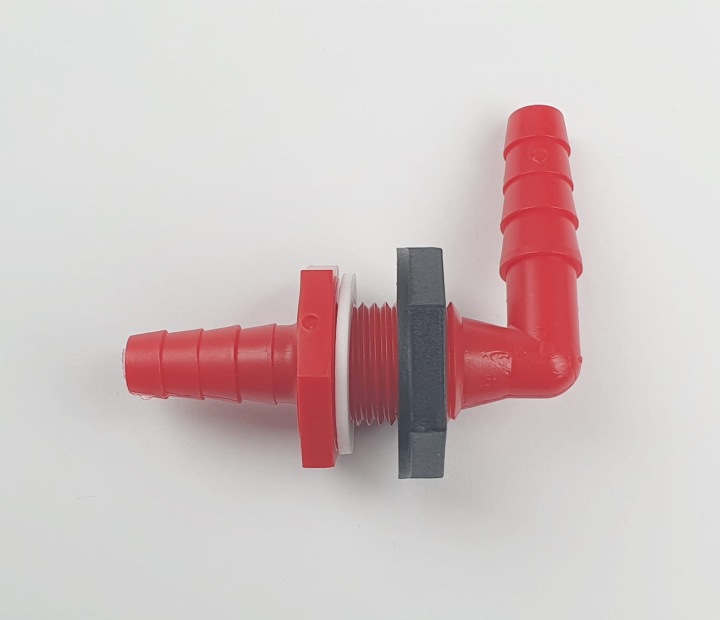 BRIDE COUDE RACCORD ISOLANT VERS RÉSERVOIR EAU CONNECTEUR 10/12MM POLACZEN