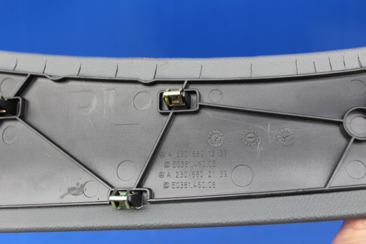 2 X PROTECTION CAPUCHONS COULEUR GRISE TUNNELS CENTRAL ENSEMBLE OE MERCEDES SL R230 W230