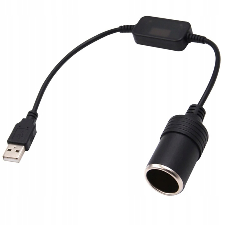 ADAPTER CONVERTER USB CONNECTOR CIGARETTE LIGHTER 12V 