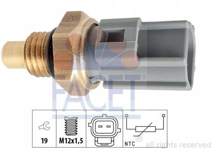 SENSOR TEMPERATURA COMBUSTIBLE FACET 7.3281 