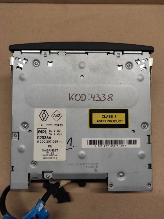 RADIO CD D'USINE RENAULT ESPACE IV 8200207099