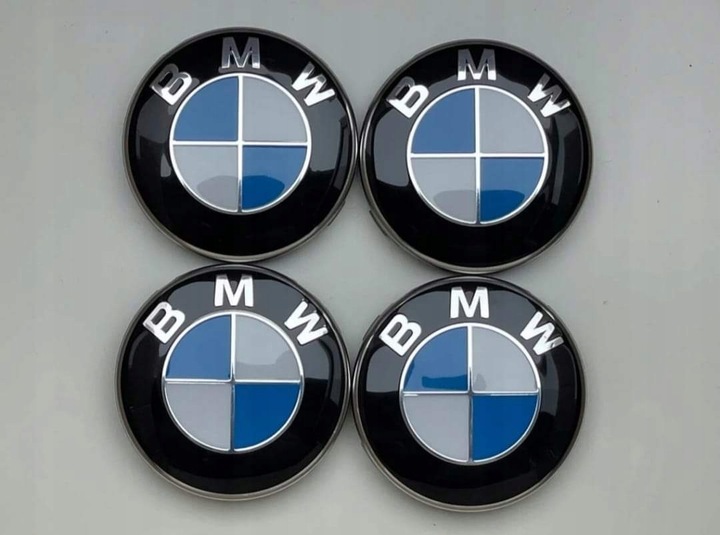 BMW TAPACUBOS 68MM, PEGATINAS M POWER JUEGO JUEGO 