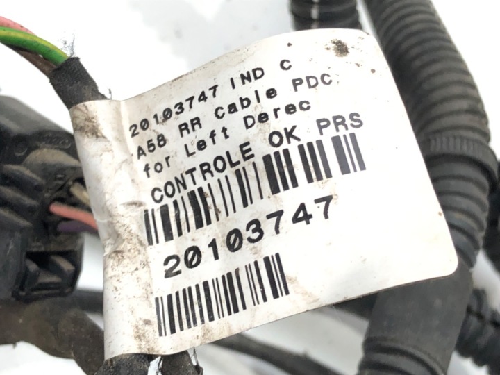 FAISCEAU DE CÂBLES PDC ARRIÈRE CITROEN C3 PICASSO MINIVAN 20103747 9809300177XT