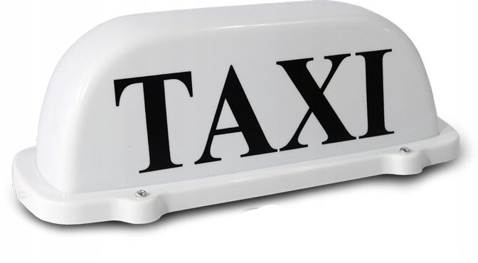 KOGUT TAXI NA MAGNES SZPAKOWKA LAMP 12V 