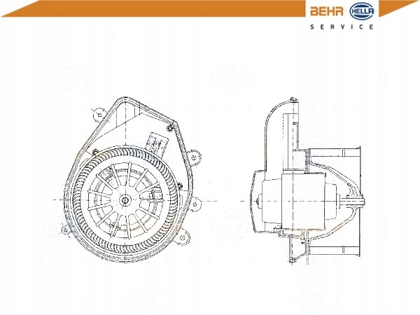 MOTEUR PULSEURS D'AIR VW A4 PASSAT 96- BEHR HELLA photo 3 - milautoparts-fr.ukrlive.com