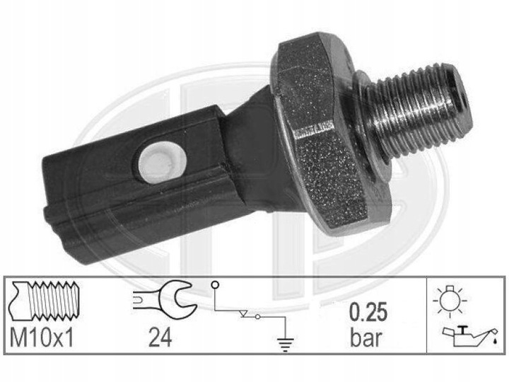 CONMUTADOR DE PRESIÓN ACEITES VW TRANSPORTER T4 1.9 2.0 SHARAN 1.8-2.8 