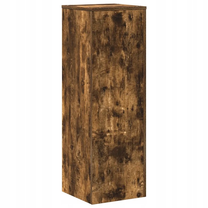VIDAXL SUPPORT SUR ROSLINY, PRZYDYMIONY DAB, 33X33X100 CM