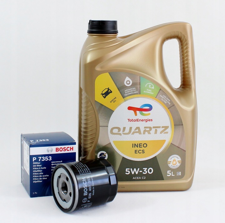 FILTR+OLEJ TOTAL 5W30 5L CITROEN C5 3 2.0HDI 