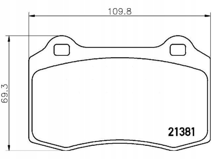 ZAPATAS PEUGEOT 208 1.6 12-19 VOLVO V70 II 2.5 03-07 S60 I 2.5 03-10 