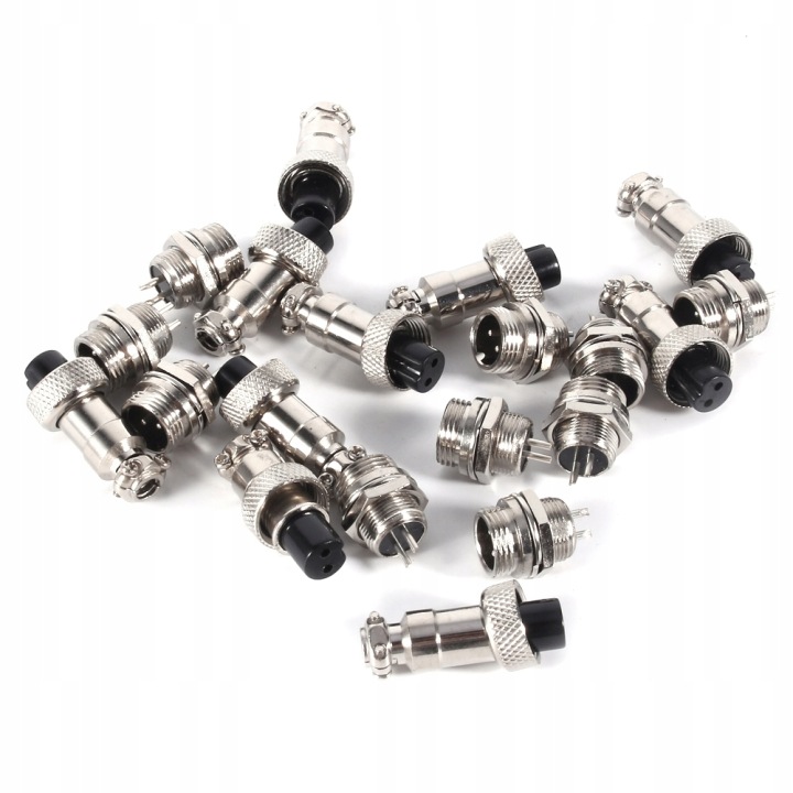 RACCORD 2-PIN PRISE WTYKOWE LOTNICZE CÂBLE RACCORD LINIOWE 5A