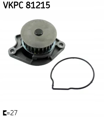 POMPE LIQUIDE REFROIDISSEMENT CONVIENT VERS SEAT VKPC81215 SKF