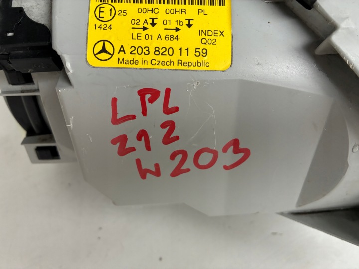 MERCEDES W203 A2038201159 PHARE AVANT AVANT GAUCHE EUROPE