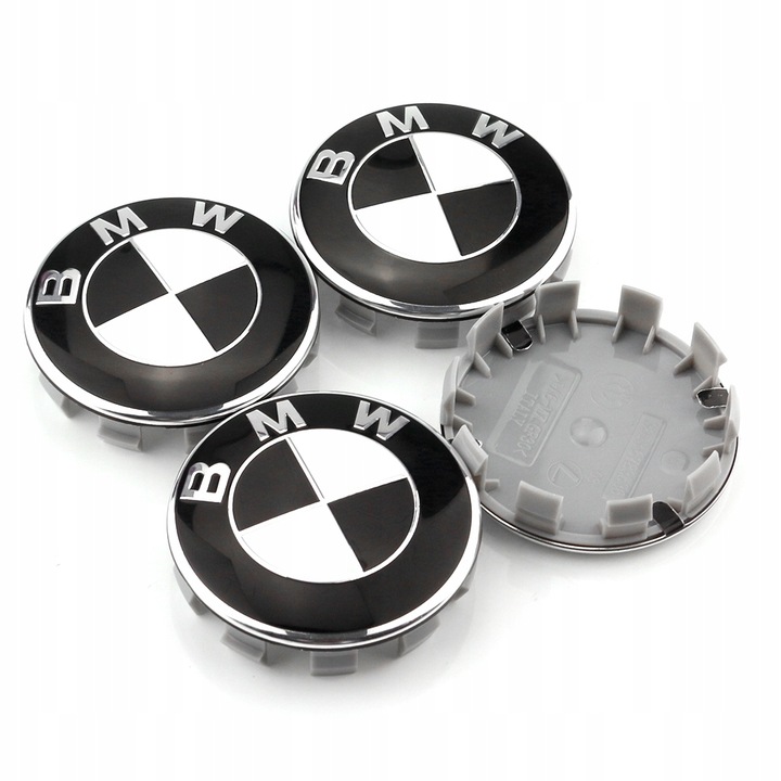 4 PIEZAS BMW TAPACUBOS PARA DISCOS KAPSLE TAPA 68MM OEM 