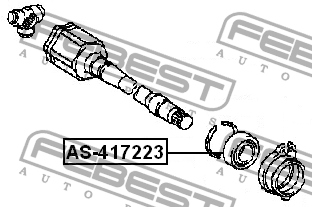 COJINETE SUJECIÓN SEMIEJES PARA TOYOTA AVALON 2.5 3.5 