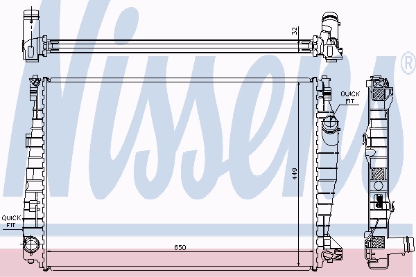 RADIATEUR NISSENS 60061