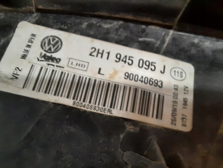 VOLKSWAGEN AMAROK 12-20 PHARE ARRIÈRE GAUCHE EXTÉRIEUR ARRIÈRE 2H1945095J
