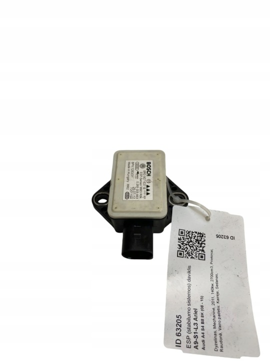 AUDI A4 S4 B8 8K CAPTEUR ACCÉLÉRATION ESP 8R0907637B